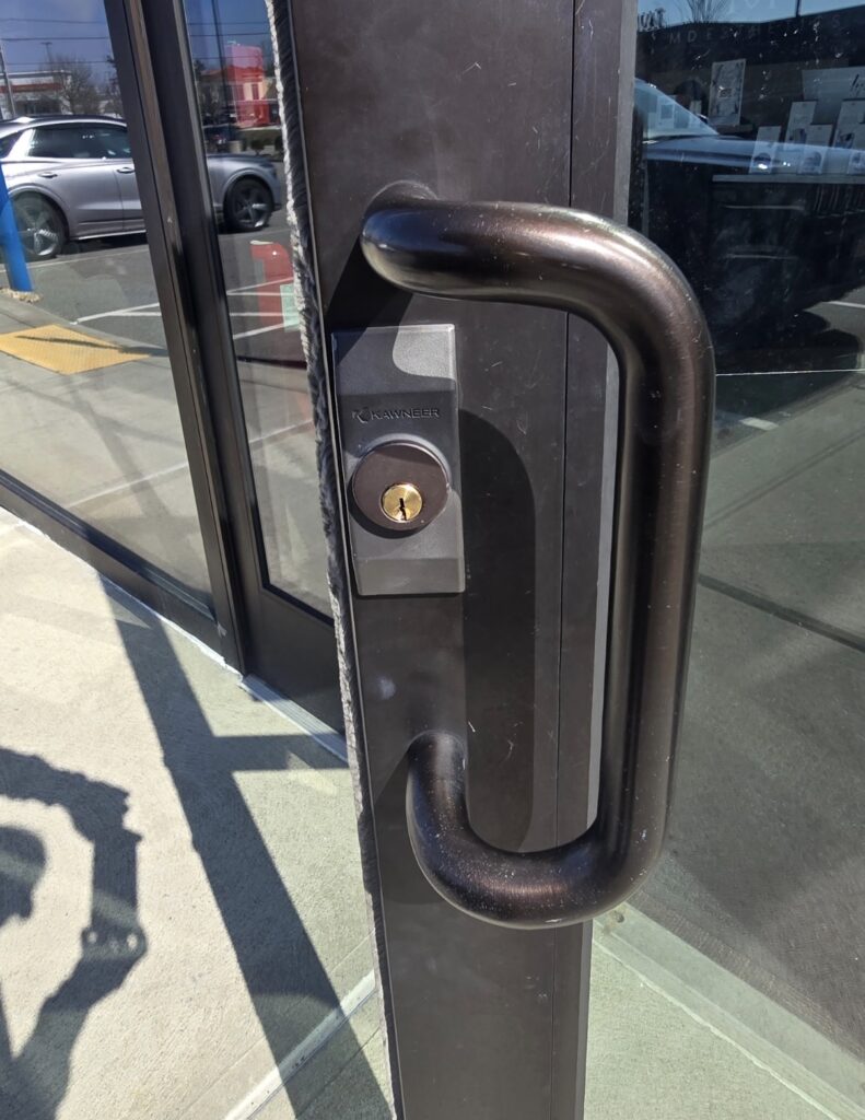 Commercial door lock service in Canton MA